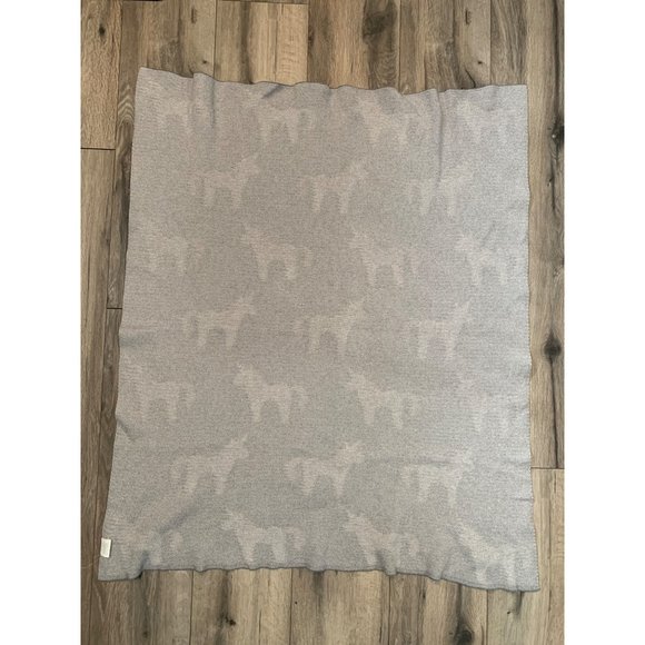 Mud Pie Gray Unicorn Baby Crib Blanket Child 34 x 39" Cotton - Picture 6 of 7